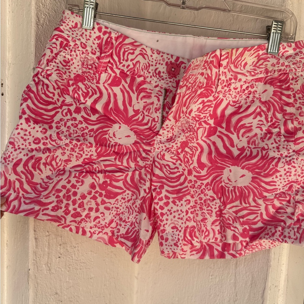 Pink Patterned Lilly Pulitzer Women's Shorts